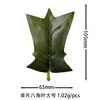 Fábrica de Origem Folhas Artificiais Octogonais, Folhas Artificiais com Fita Adesiva, Arranjos Florais de Natal, Folhagem Artificial para Cenário Feito à Mão, Atacado