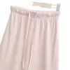 Falda de punto gris para mujer con cintura elástica, ajustada a la cadera, corte recto, holgada, casual, falda larga/falda midi versátil