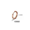 Máquina de Varilla Ajustable Pendientes de Acero Inoxidable Pendientes de Alambre Redondo de Acero de Titanio Sólido Unisex Hebilla de Oreja Europea y Americana Pendientes de Círculo para Mujer