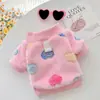Suéter de Punto de Franela Cálido y Amigable con la Piel para Otoño e Invierno para Perros Pequeños, Bichón, Teddy y Gatos, Ropa de Dos Patas