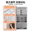 Pegatina de pared transparente para medir la altura de los niños, removible sin dañar la pared, regla de altura de una sola pieza para decoración de la habitación de los niños