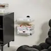 Nuevo Gancho de Pared de Metal Sin Taladro Estante de Almacenamiento de Libros Invisible Estante de Almacenamiento de Libros Multifuncional para el Hogar