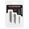 Cross Factory 25 Peças Mini Brocas Helicoidais 0,5-3mm Brocas Pequenas Furadeira Elétrica Conjunto de Brocas DIY Marcenaria Perfurador