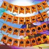 20.24 millones Colgante Decoración Fiesta de Halloween Flor Artesanía de Papel Calavera Fantasma Costura Bandera de Papel Suministros para Fiesta