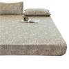 Cuatro Estaciones Engrosado Algodón Cepillado Cama Sábanas de Cama Pieza Única Algodón Puro A Prueba de Polvo Cubierta de Colchón Tatami Cubierta Protectora Sábanas de Cama Cubierta Todo Incluido