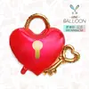 Nuevo regalo base en forma de corazón para el Día de San Valentín, decoración de boda de propuesta de paloma estilo INS, globos de papel de aluminio que realzan el ambiente