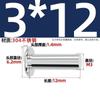GB 109 remache de cabeza plana sólida de acero inoxidable 304 percusión mano M2M3M4M5M6M8-M20mm
