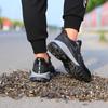 Zapatos de Protección Laboral Transfronterizos Transpirables Ligeros Anti-aplastamiento y Anti-perforación Zapatos de Seguridad para Montañismo Antideslizantes con Puntera de Acero para Sitio de Construcción