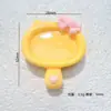Gato Desenho Animado Fofo Espelho Pequeno DIY Capa de Celular com Creme Acessórios de Resina Grampo de Cabelo Feito à Mão Acessórios para Rabo de Cavalo Material