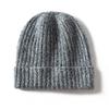 Nuevo Gorro de Cachemira Grueso Unisex Otoño/Invierno 2025 Moda Versátil Gorro de Lana Tejida para la Cabeza con Protección para los Oídos