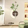 Estilo Crema Verde Nórdico Bosque de Plantas Dormitorio Restaurante Arena Pintura Colgante Decoración Creativa
