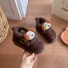 Botas de Nieve de Felpa de Dibujos Animados Lindas de Caña Alta para Niñas 2026 Invierno Nuevas Botas Cálidas de Algodón con Forro de Lana de Cordero para Niños