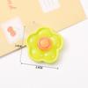 Populares Accesorios de Resina de Flor Translúcida de Cinco Pétalos al Por Mayor Crema Pegamento Pasador de Pelo Material de Joyería Llavero Accesorios Hebilla de Zapato