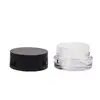 Material de embalaje de plástico de doble capa botella de crema 30G 20g caja de polvo crema para ojos mediana botella de crema con cuchara