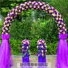 Arco de Flores para Casamento Arco de Flores de Seda Novo Modelo para Evento de Celebração de Inauguração de Loja Decoração de Arco de Casamento Arranjo de Flores Suporte de Flores