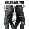2026 Calças Cargo Masculinas de Verão Transfronteiriças, Modernas, Versáteis, Emagrecedoras, Estilosas, de Corte Reto, Calças Únicas Estilo Militar Atacado