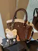 Bolso de Mano Estilo Retro de Lana de Cordero para Mujer 2026 Nueva Moda Estampado de Leopardo Bolso Cruzado Sencillo Bolso de Hombro Único para el Trabajo