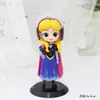 Decoración de pastel de dibujos animados Frozen Aisha Anna Princesa Sakura tarjeta de copo de nieve inserción fiesta de cumpleaños enchufe