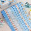 Cinta Azul Niño Bebé Baño Hilo Cinturón Azul Agua Oso Corazón Huella Pata Cinta Fiesta Manualidad DIY