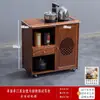 Gabinete de Despensa para Oficina de Madera Maciza Gabinete Inferior Móvil para Dispensador de Agua Hervidor de Agua Automático Integrado Gabinete de Barra de Té Mesa de Té China Gabinete Lateral