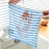 Paño de toalla a rayas, paño absorbente para platos, paño de limpieza de cocina, toalla pequeña, estropajo grueso para cuencos de mesa
