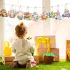 Decoración de Pascua Transfronteriza Adornos de Conejo y Huevo Regalo Festivo Etiquetas para Plantas en Maceta Decoraciones para Fiesta de Pascua