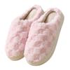 Ninho Ninho Bons Chinelos de Algodão de Inverno Masculinos de Sola Grossa para Interior Casa Quentes e Confortáveis Forrados com Lã Home Antiderrapantes Chinelos de Casal