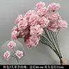 Flores Artificiales Rosas Flores de Seda para Boda Flores Falsas Decoración de Boda Materiales Florales Soporte de Piso Guía de Camino Arreglo Floral Arte de Flor de Rosa
