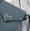Comercio Exterior Europeo y Americano Bolsa de Amor para Mujer Decorativa en Forma de Corazón Transparente Pantalla Táctil Simple Retro Bolso de Mujer ZZ0016