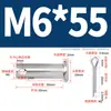 Pasador de Acero Inoxidable 304 con Cabeza Plana y Agujero, Pasador Cilíndrico, Pasador de Posicionamiento Cilíndrico Gb882 con Juego de Pasador de Chaveta