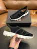 Suministro Especial Transfronterizo Zapatos Casuales de Punto de Cuero Genuino para Hombre Rayados Slip-on Antideslizantes Zapatos Deportivos para Exteriores