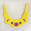 Gorro de Baño y Lavado de Cabello con Protección para Ojos y Oídos para Bebés, Gorro Impermeable de Silicona para Lavar el Cabello de Niños, Gorro de Ducha y Baño para Niños