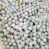 Cuentas redondas de jade de 10 mm, cuentas dispersas de jade, cuentas de jade confucianas Huang Fei, accesorios para pulseras y collares, cuentas de jade hechas a mano.