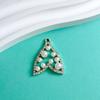 Borboleta floco de neve amor kt gato árvore da fortuna liga de zinco UV ponto de perfuração gotejamento de óleo acessórios de joalheria DIY processamento de acessórios