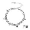 Pulseira Bafanglaicai de Aço Titânio Dourado 18K de Camada Dupla para Mulheres Pulseira Popular de Celebridade da Internet Douyin Novo Produto Lançado Joias Artesanais