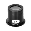 Apreciação de Joias e Pedras Preciosas para Relógios Lupa 5X 10X 15X 20X Lente Ocular Clip-On Reparo da Lente Ocular
