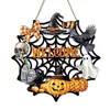 Decoración para Colgar en Puerta de Madera Popular de Halloween Transfronteriza Placa para Fiesta Hogar Vacaciones Decoración de Pared Artesanías