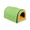 Cama para Gatos Completamente Extraíble y Lavable con Diseño de Cremallera, Hecha de Tela Oxford, Acolchado de Doble Cara, Cama para Perros Completamente Cerrada para Mascotas de Interior
