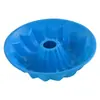Molde Personalizado de Fábrica para Pastel de Chifón Casero de Silicona Vaporizable Antiadherente Redondo Herramienta para Hornear Savarín Molde para Hornear