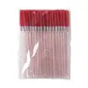 Brocha de Maquillaje Rizadora de Pestañas, Doble Uso Mango de Cristal en Espiral Cepillo Recto para Pestañas y Peine para Cejas, Cepillo Sólido para Pestañas
