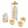 Xícaras pequenas descartáveis para chá kung fu, xícaras de chá de casca de arroz, xícaras pequenas para chá kung fu, xícaras para beber chá, xícaras de chá kung fu, xícara de arroz, xícara de aroma de arroz