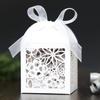 Caja de dulces perforada con láser estilo europeo para ceremonia de boda, caja de dulces de corte hueco para boda, transfronteriza, nueva en stock