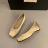 Zapatos de frijol zapatos de vestir para mujer estilo tacón oculto suave para ir al trabajo ballet slip-on zapatos perezosos lazo diario suela blanda tela