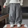 Pantalones para Niños Pi Shuai Estilo Primavera y Otoño 2026 Nueva Ropa de Otoño para Niños Pantalones Casuales Pantalones Largos de Otoño para Niños Grandes Sueltos Elegantes