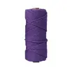 Cuerda de Algodón Colorida de 3 mm Hecha a Mano DIY Tejido Tapicería Atado Decoración Navideña Manualidades Cuerda de Algodón Colorida
