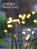 Luz solar impermeável ao ar livre Luz de vagalume piscando luz de corda Luz decorativa Céu estrelado luz atmosfera luz de gramado