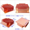 Disipador de calor con ventilador para chip de enfriamiento TEC semiconductor de alta potencia, aletas de disipación de calor para chip LED láser Peltier
