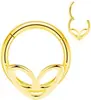 Aço inoxidável 316 anel de interface alienígena piercing de nariz joia para piercing de nariz multiuso fabricante atacado em estoque