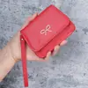 Porta-moedas de Mão Porta-cartões Feminino 2025 Novo Couro Macio com Textura de Lichia Zíper Pequena Bolsa de Moedas Bolsa de Moedas Tendência