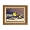 Xiyin TEME Suministro Transfronterizo Marco Retro Monet Floral Fruta Naturaleza Muerta Pintura Sala de Estar Comedor Vestíbulo Arte de Pared Decorativo